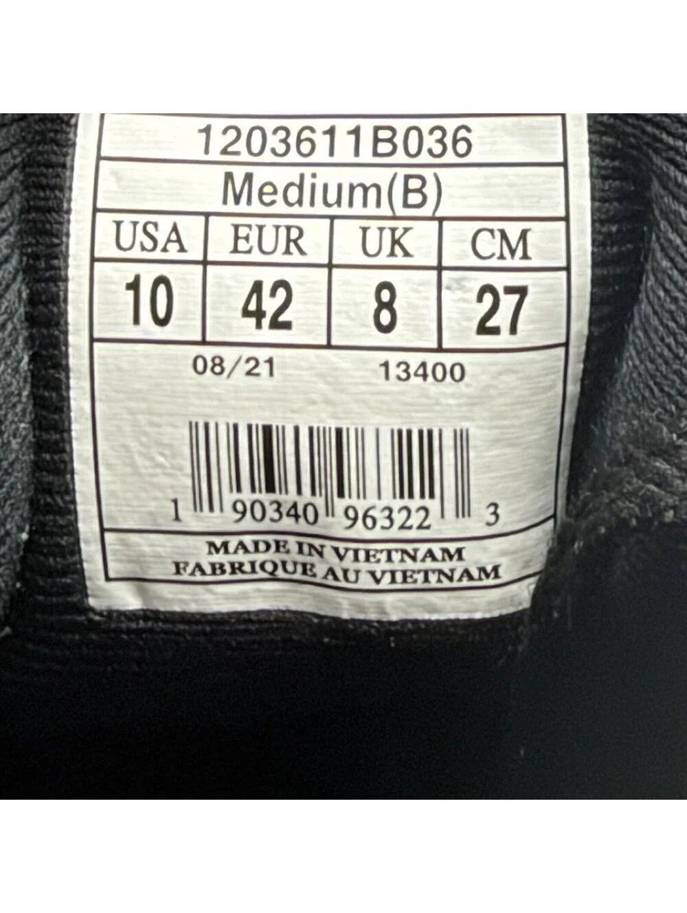 Brooks Revel 5 Men’s Size 10 Black White Running Shoes Sneakers 1203611B036